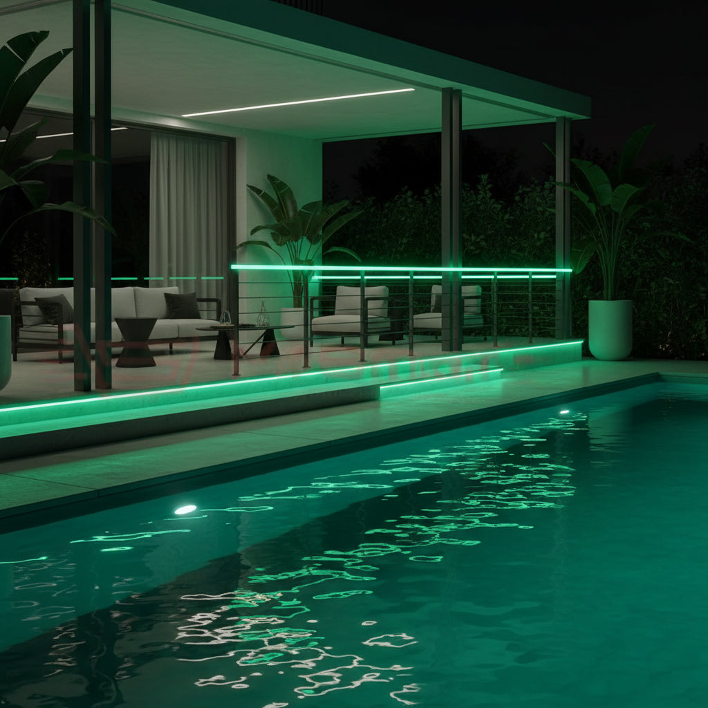 40M - 220V LED Neon Strip Light. 