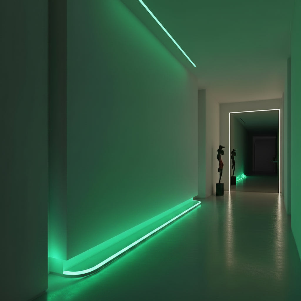 10M IP65 Heavy Duty Neon Flexible SMD2835 Led Chip LED Weatherproof Rope Light Strip-Mr Smart Lighting Company-Green Passage.