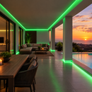10M IP65 Heavy Duty Neon Flexible SMD2835 Led Chip LED Weatherproof Rope Light Strip-Mr Smart Lighting Company-Varanda green