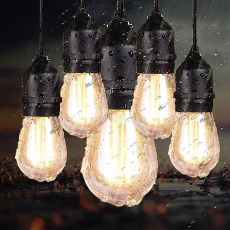 15m 15 Bulbs Plug-In LED Festoon String Light (Bulbs Included). Mr.Smart SA's Best Online Shopping Store.