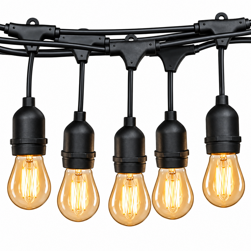 5m 10 Bulbs Plug-In LED Festoon String Light (Bulbs Included). - Mr Smart Lighting Company