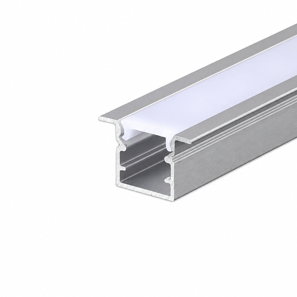 10mm x 10mm 3M Recessed Aluminum profile for LED strip light.
