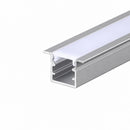 Aluminum profile for LED strip lights on a white background-10mm x 10mm 3M-Mr Smart Lighting Company.