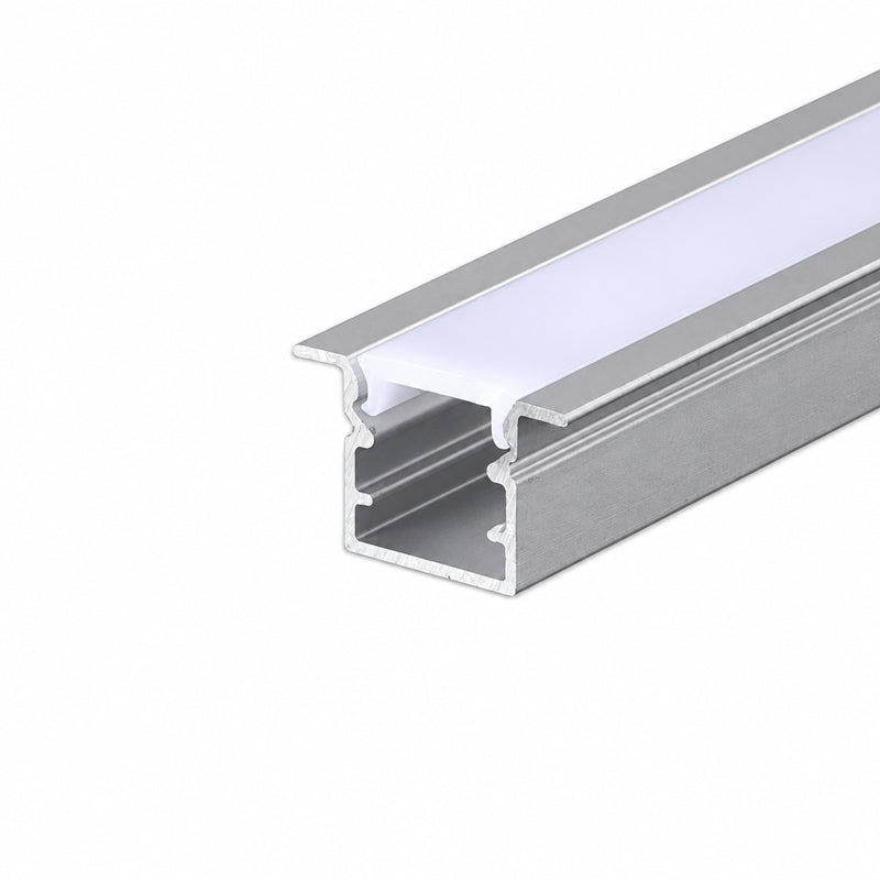 Aluminum profile for LED strip lights on a white background-10mm x 10mm 3M-Mr Smart Lighting Company.