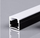10mm x 10mm 3M Black Aluminum profile for LED Neon strip light.
