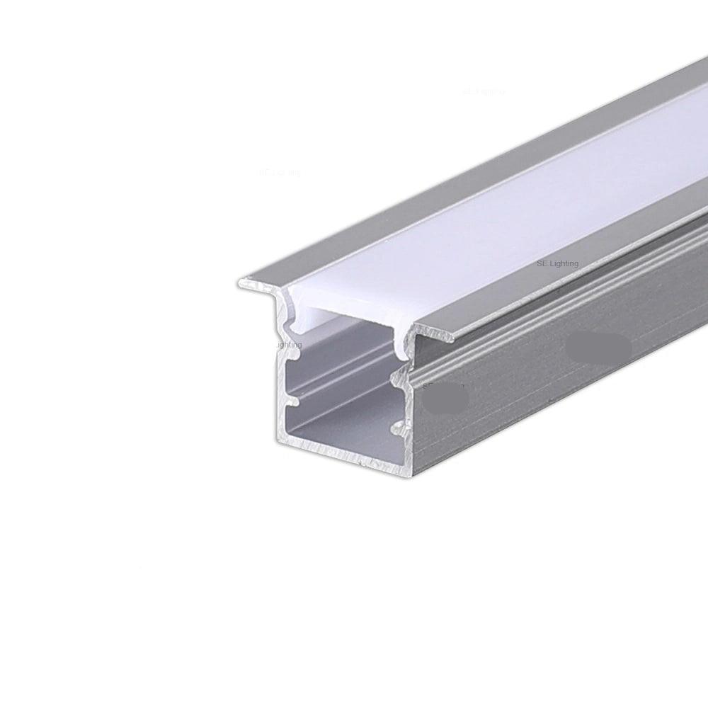 10mm x 10mm 3M Recessed Aluminum profile for LED strip light.