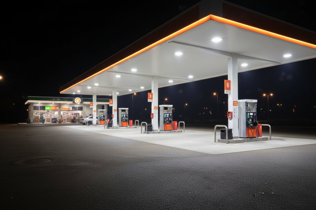 120W LED Bridgelux Gas/petrol station canopy light-14171.