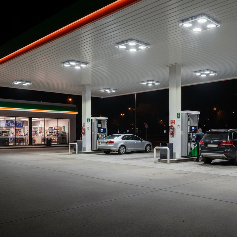 120W LED Bridgelux Gas/petrol station canopy light-14171.