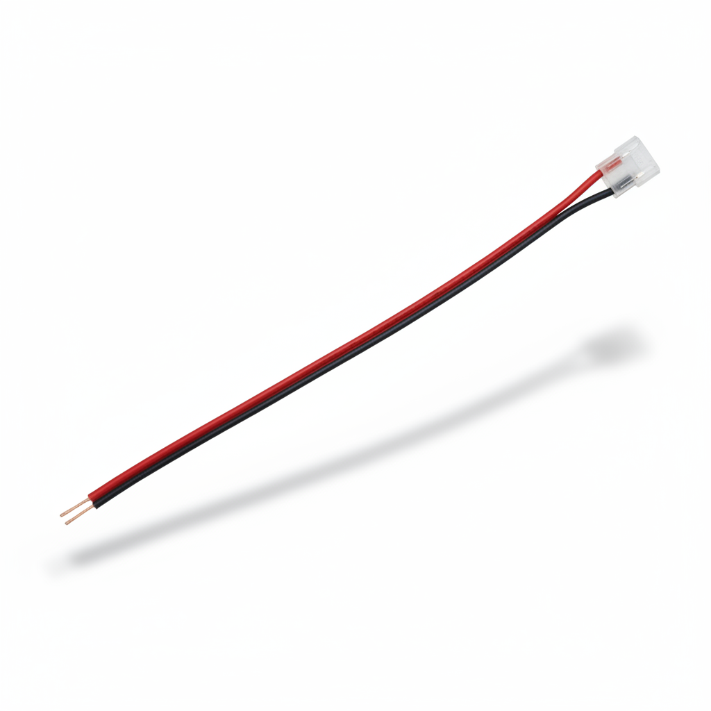 12V/24V COB strip light power connector.