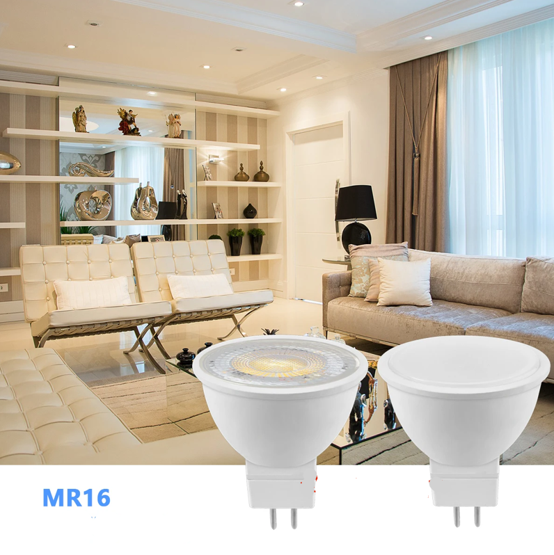 7W MR16 12V LED Downlight Bulb Cool White for modern ceiling lighting