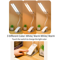 Rechargeable Desk Lamp with Clip & Double Heads - Mr.Smart SA's Best Online Shopping Store
