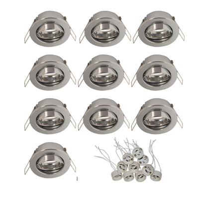 Tiltable Downlight Fittings With FREE GU10 Holders - Pack Of 10. Mr.Smart SA's Best Online Shopping Store.