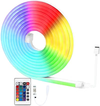 12V 5M LED RGB/Multicolor Neon strip light with remote controller. - Mr.Smart SA's Best Online Shopping Store