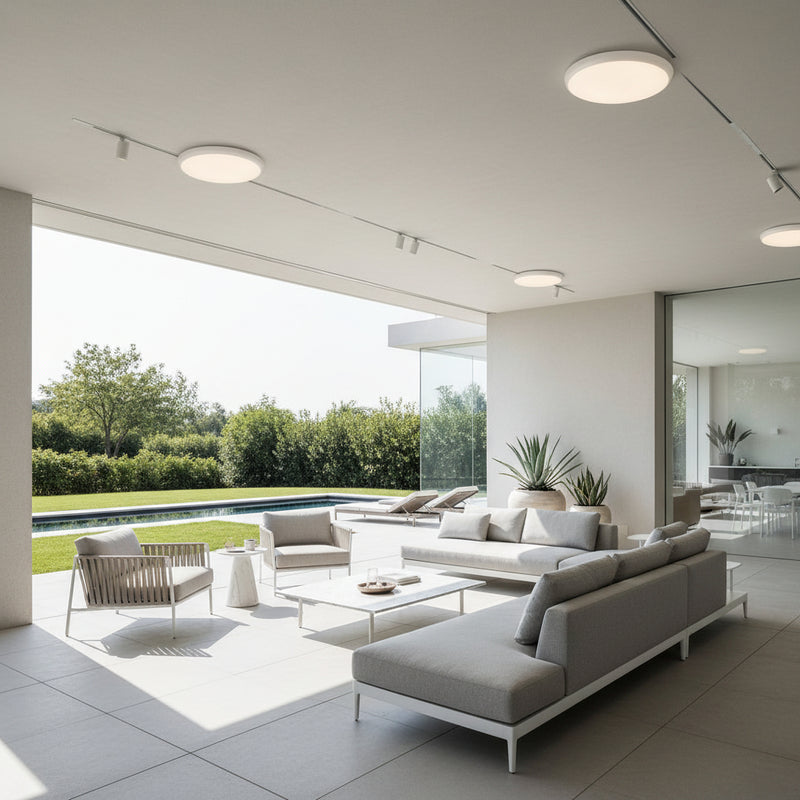 12w Indoor/Outdoor LED Ceiling Light.