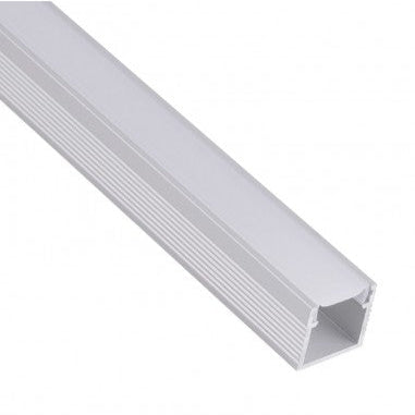 14mm x 14mm 3M surface mount aluminum profile for LED neon strip lights installed on modern ceiling design