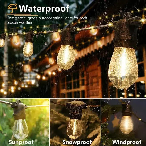 Lighting Outdoor LED Festoon Vintage Blub String Lights - Bulbs Included. - Mr.Smart SA's Best Online Shopping Store