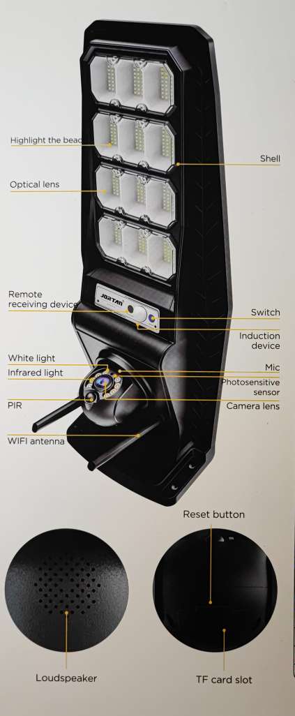 Solar street light With camera.