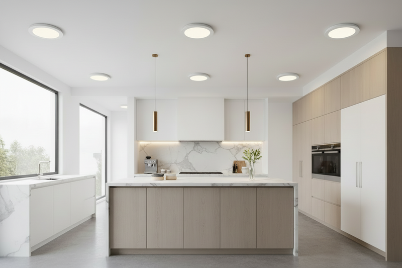 18W LED Round Panel Light-IP20-6500K.