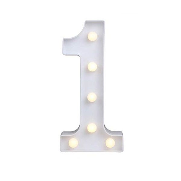 LED Number Lights (Size 22CM).