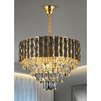 Vintage style LED crystal pendant light BQ-FL646.