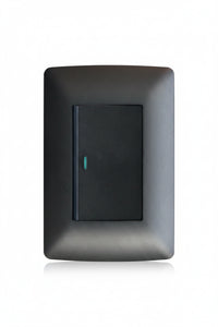 1 Lever 1 way switch - Black.