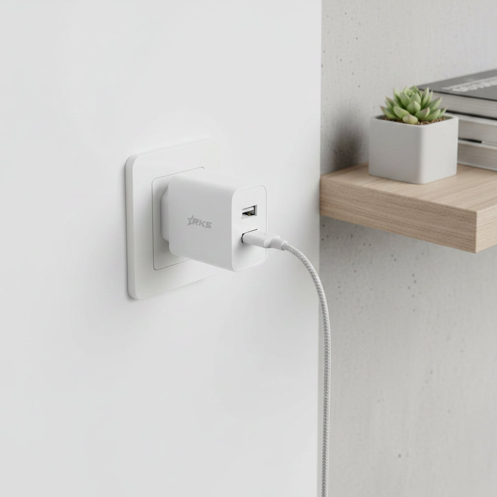 2.4A Dual USB Adapter.