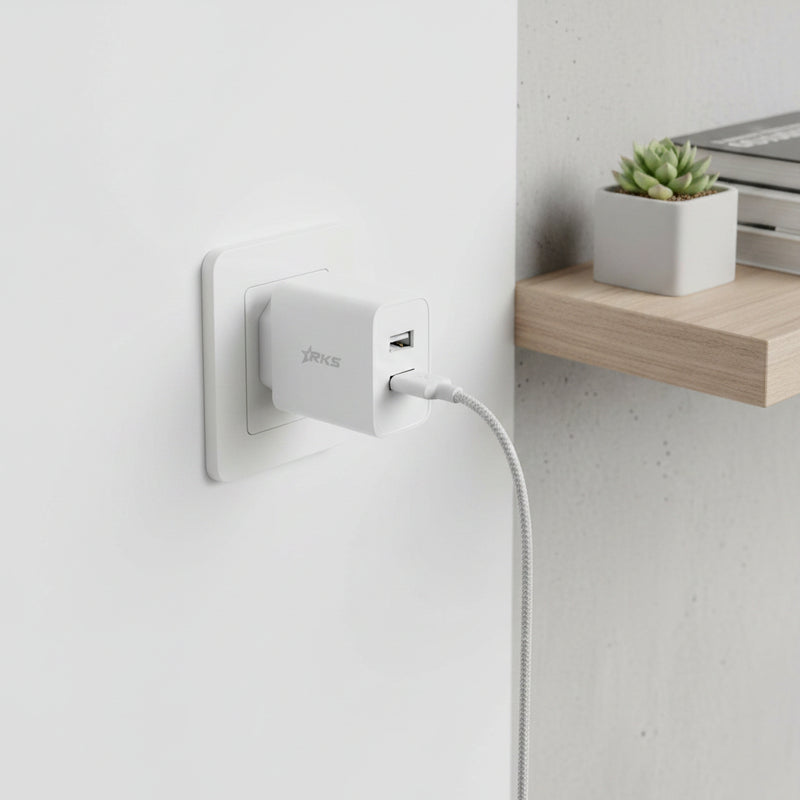 2.4A Dual USB Adapter.
