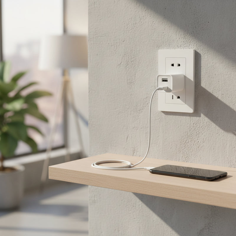2.4A Dual USB Adapter.