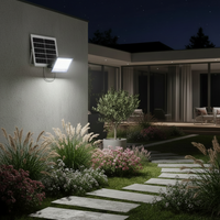 100W Remote Controlled Solar Powered LED Flood Light IP66-6500k..