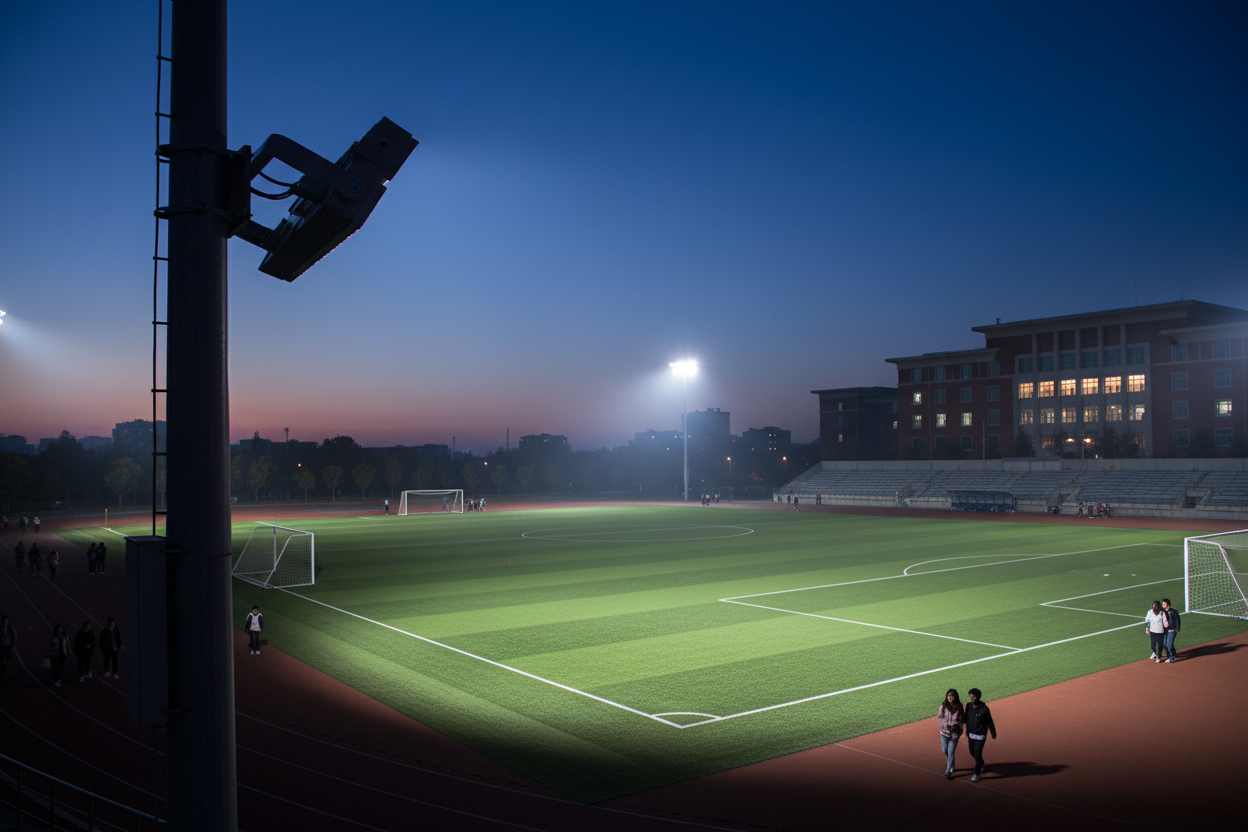 200W High mast Heavy Duty LED modular commercial flood light - IP66 - 3 Years Warranty.