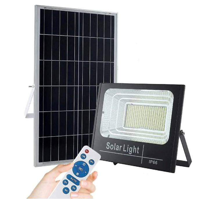 200W Remote Controlled Solar Flood Light.