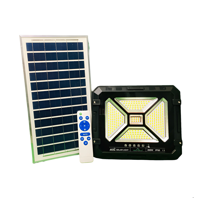 GEORGINA 200W Remote Controlled Commercial Solar Flood light.