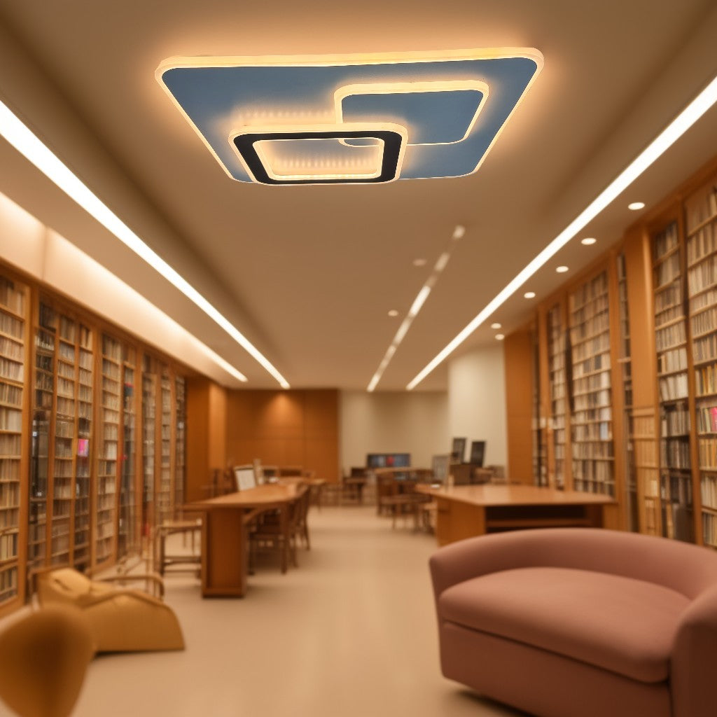 Colour Changing Modern Acrylic LED Ceiling Light - Square-CE017