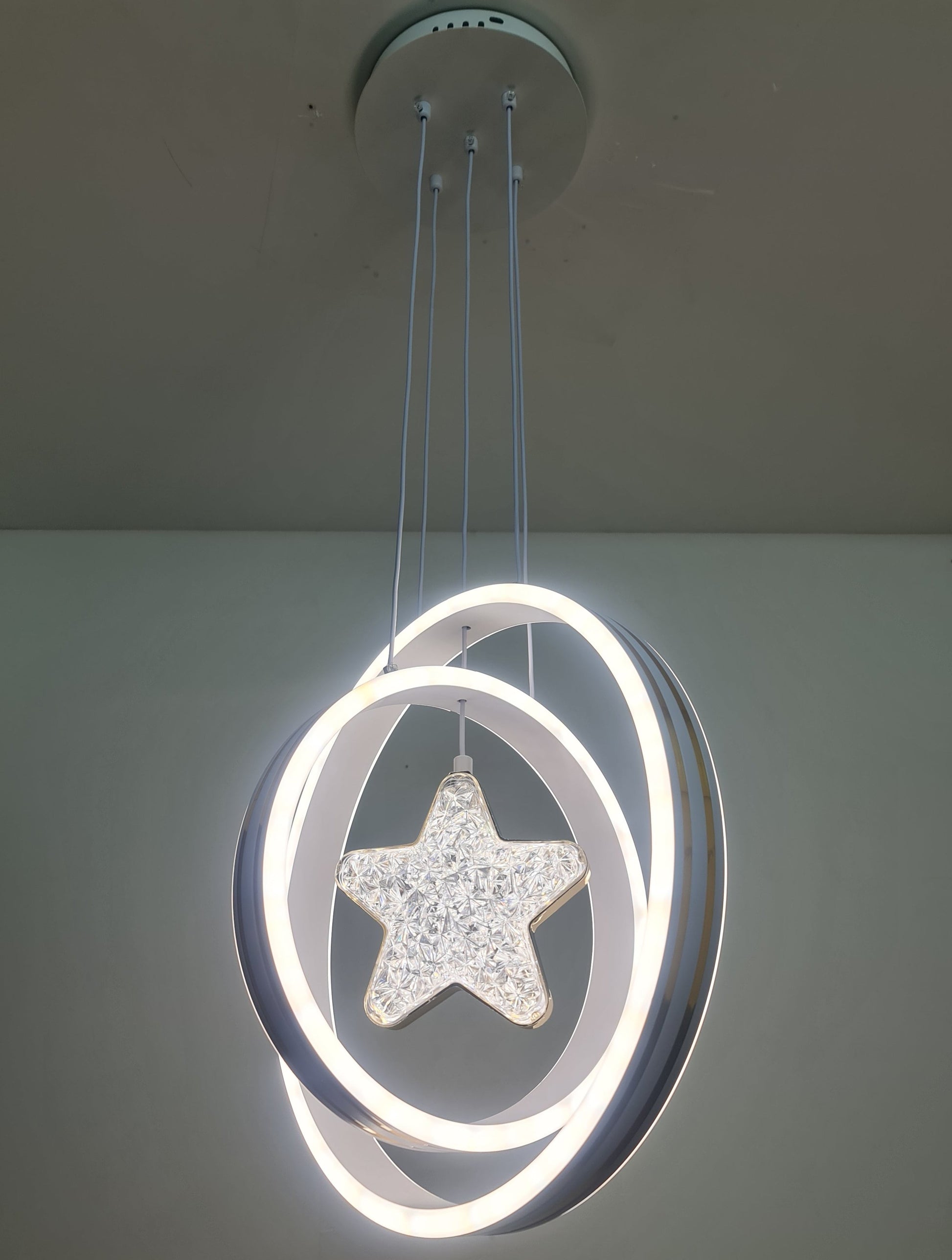 LED Acrylic pendant with crystal star. Mr.Smart SA's Best Online Shopping Store.