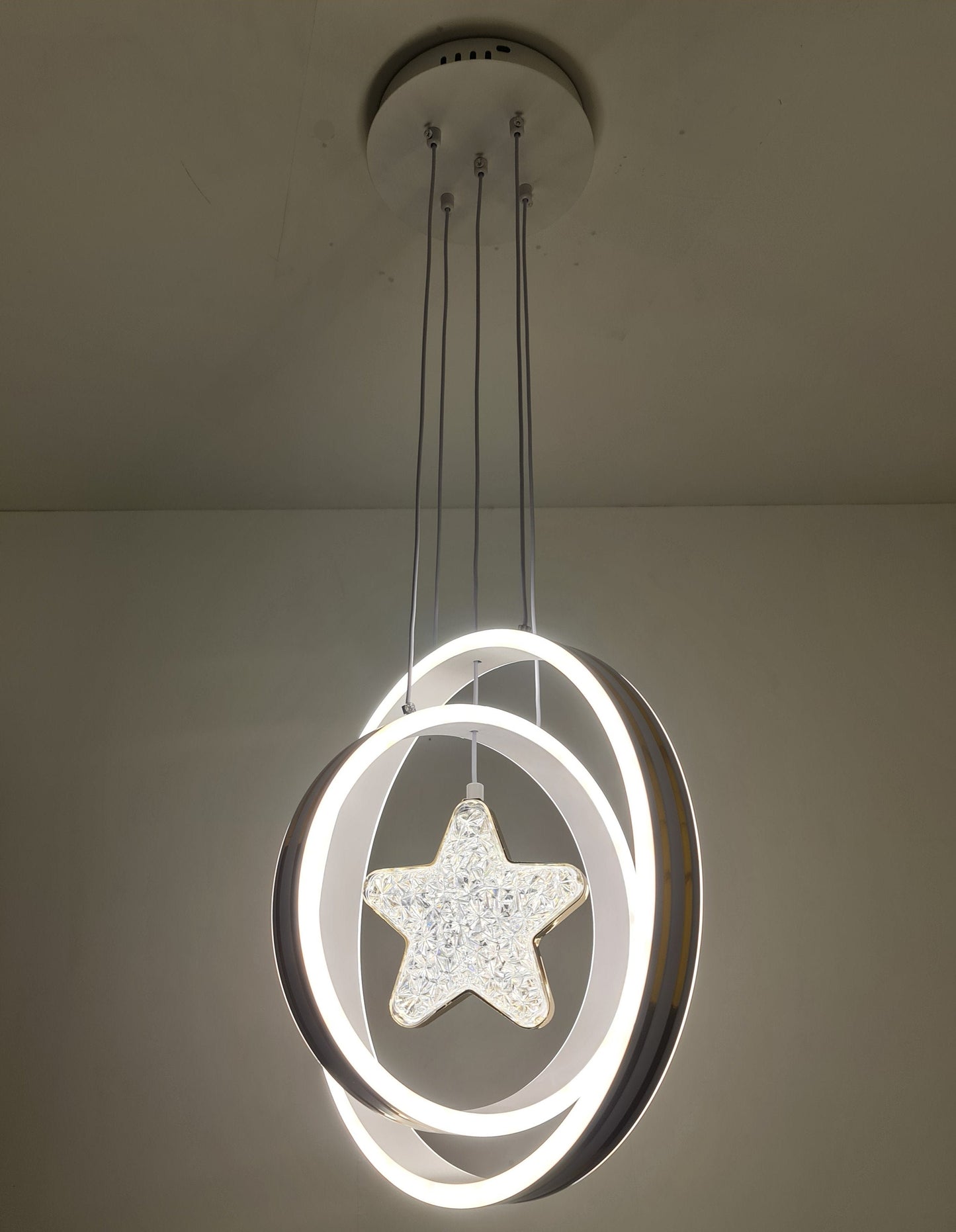 LED Acrylic pendant with crystal star. Mr.Smart SA's Best Online Shopping Store.