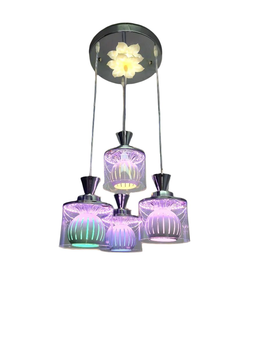 Colorful glass LED pendant lamp. - Mr.Smart SA's Best Online Shopping Store