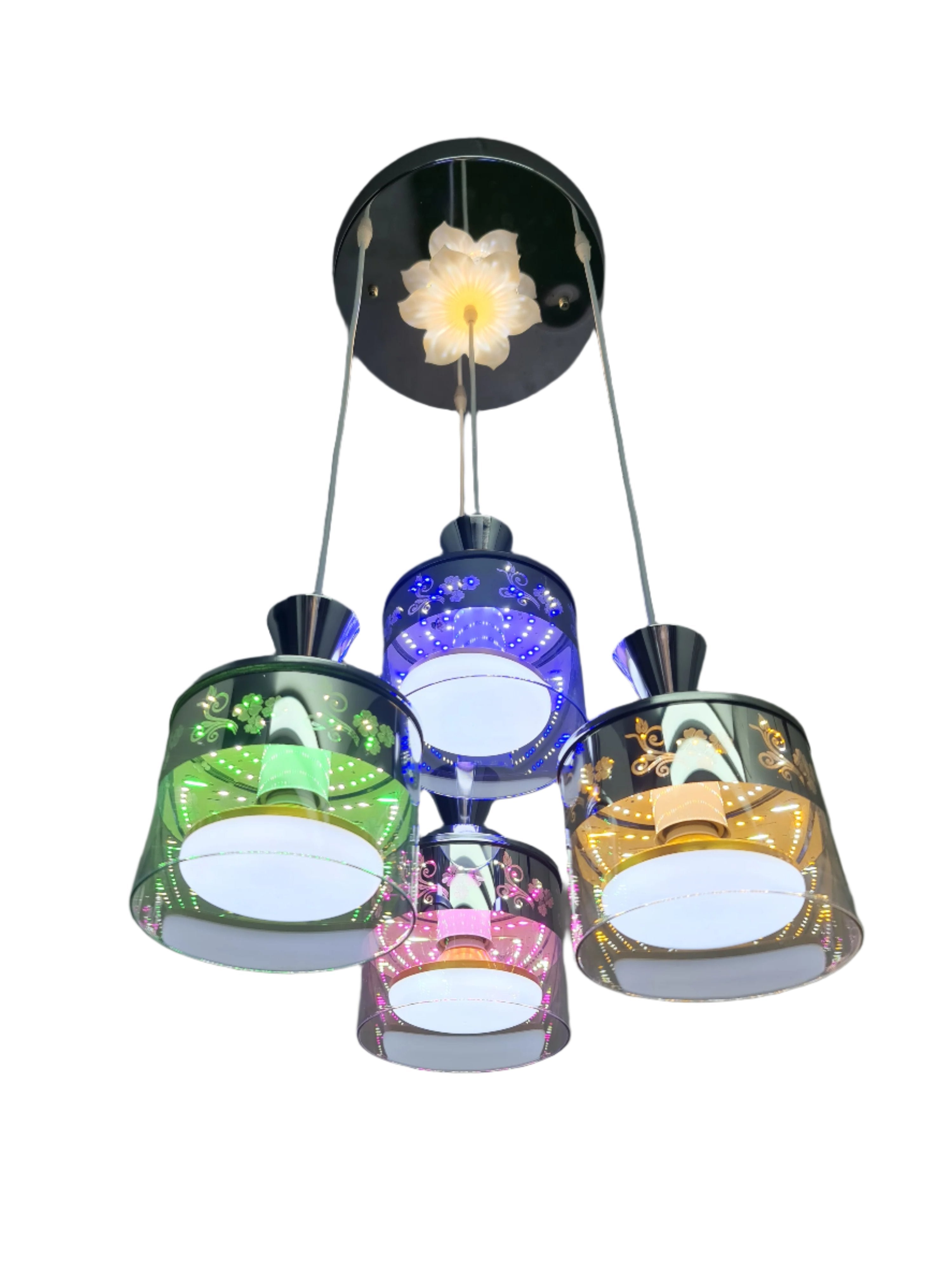 LED glass colorful chandelier pendant light. - Mr.Smart SA's Best Online Shopping Store