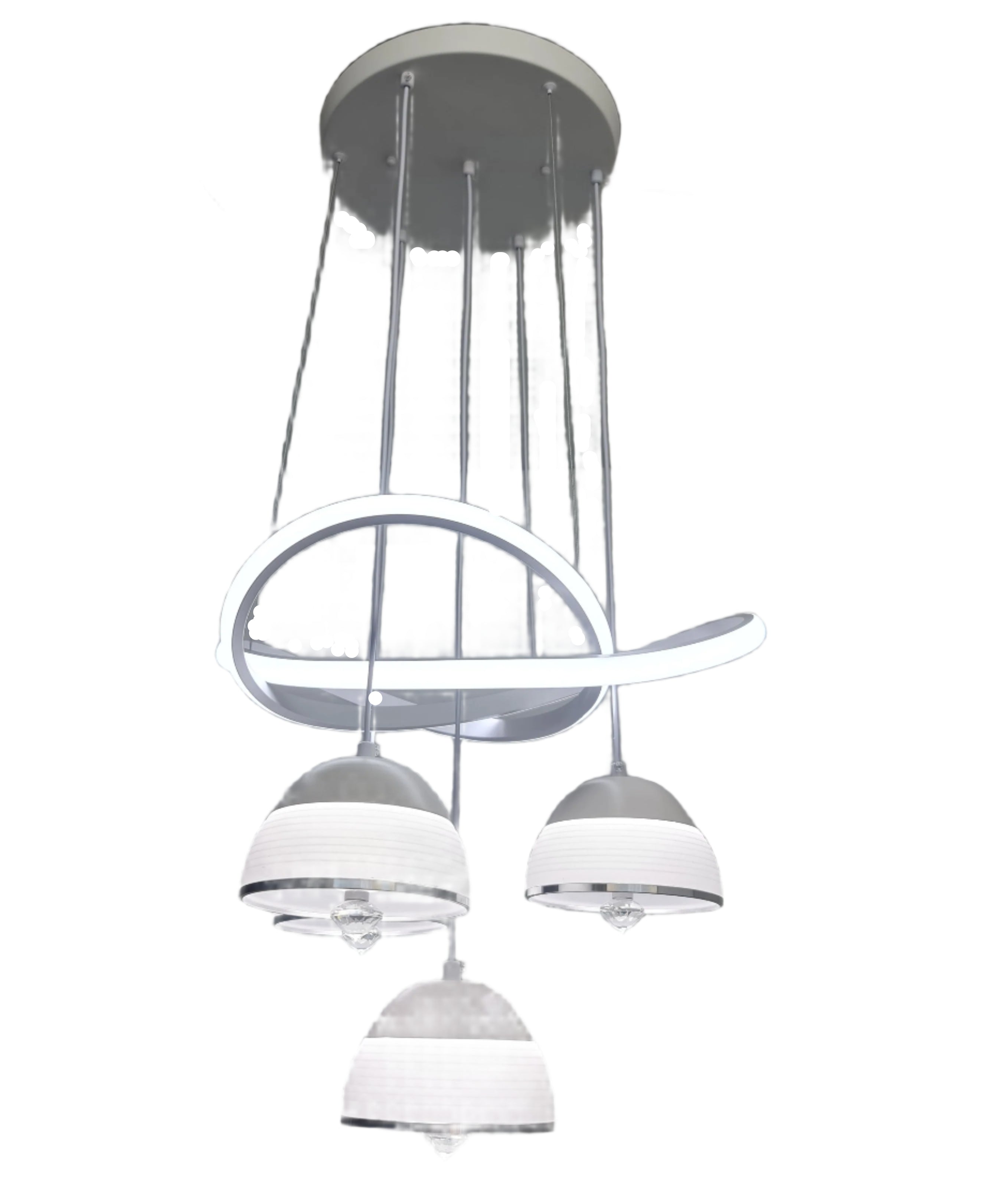 LED Acrylic Pendant Lamp-8073-3+1. - Mr.Smart SA's Best Online Shopping Store