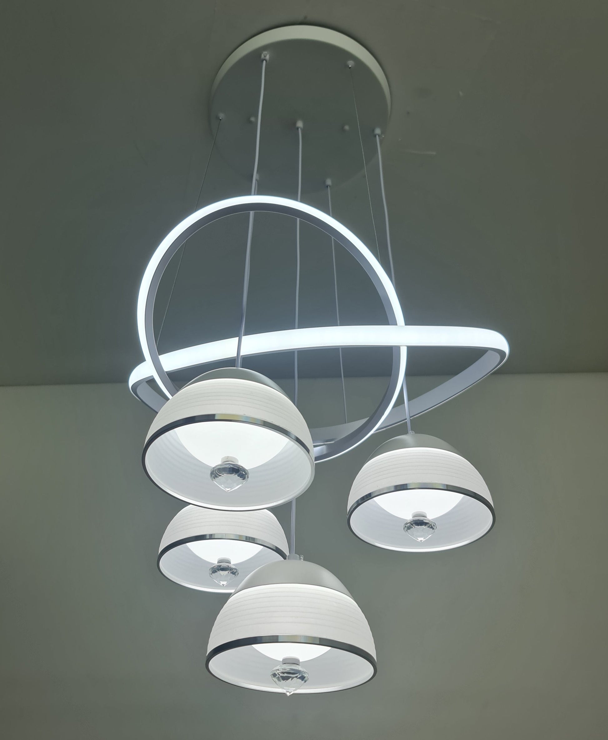 LED Acrylic Pendant Light/Lamp-8073/3+1. Mr.Smart SA's Best Online Shopping Store.