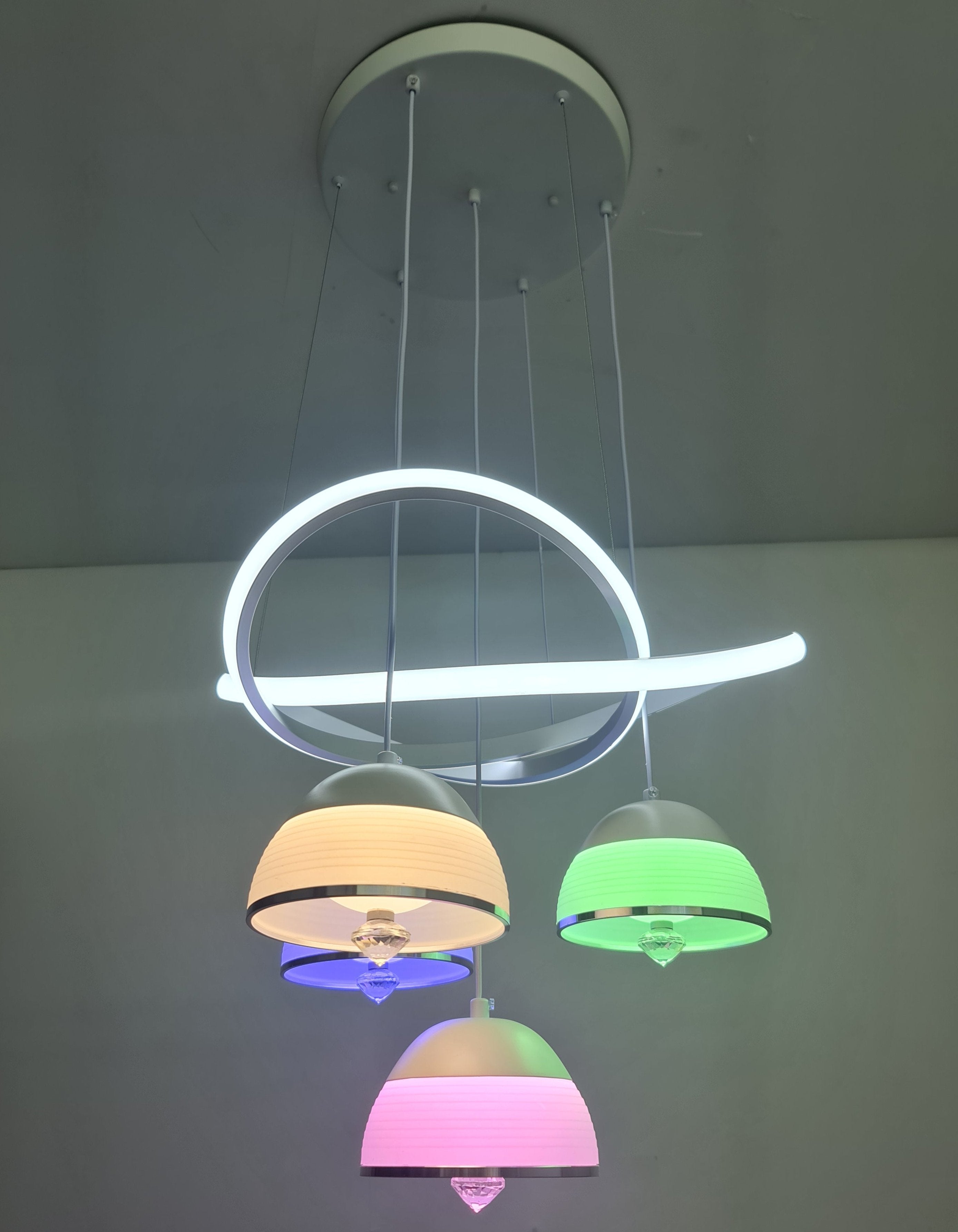 LED Acrylic Pendant Lamp-8073-3+1. - Mr.Smart SA's Best Online Shopping Store