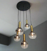 Smoke black glass pendant lamp - TLSL8005. Mr.Smart SA's Best Online Shopping Store