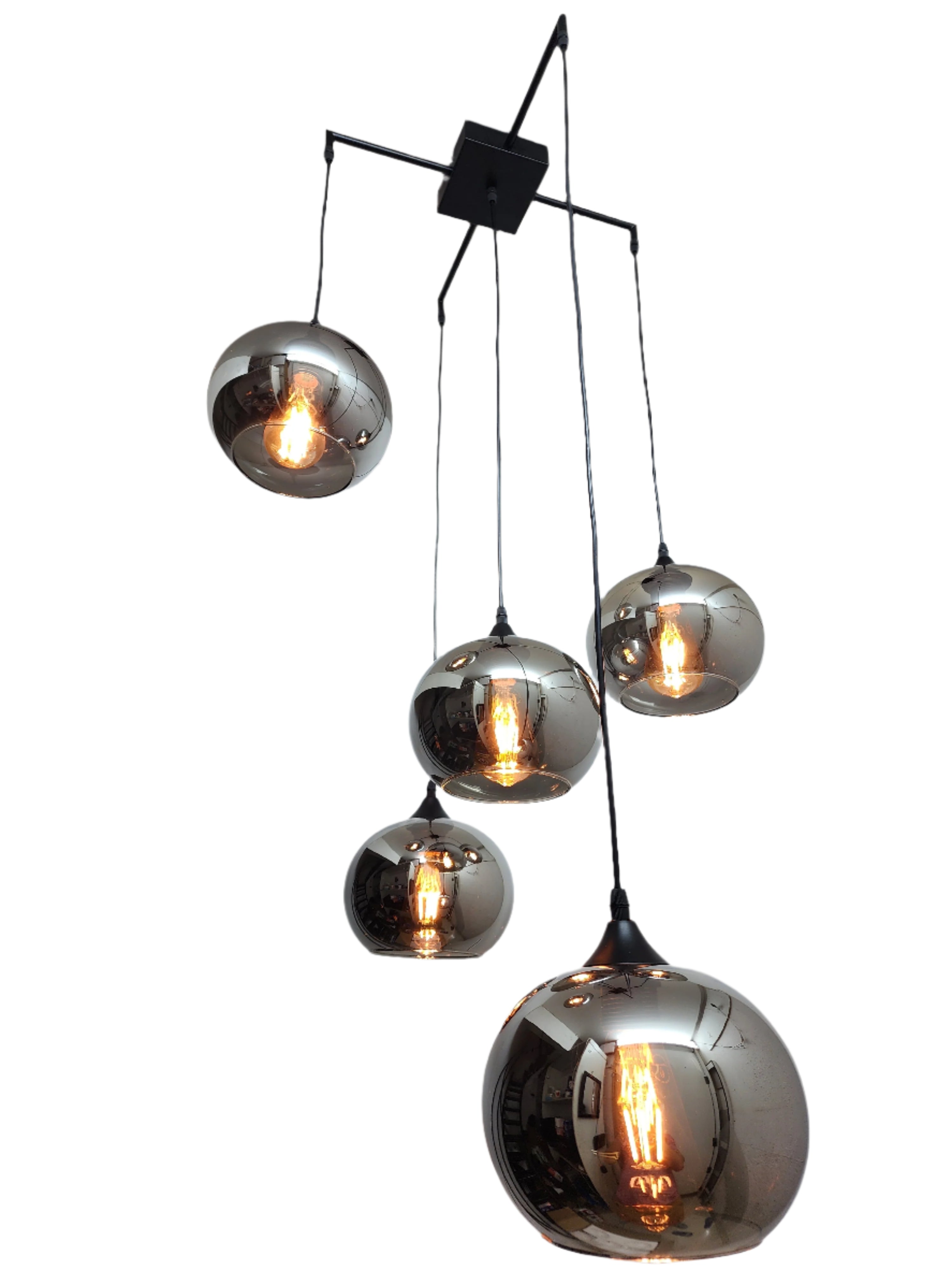 5 smoke glass pendant light - C11-5.