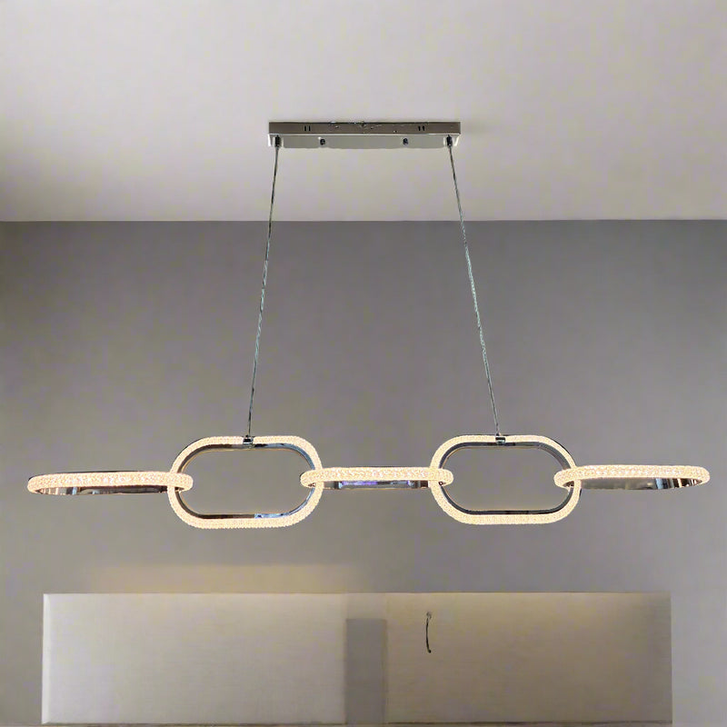 LED crystal dining pendant Lamp - 8802.