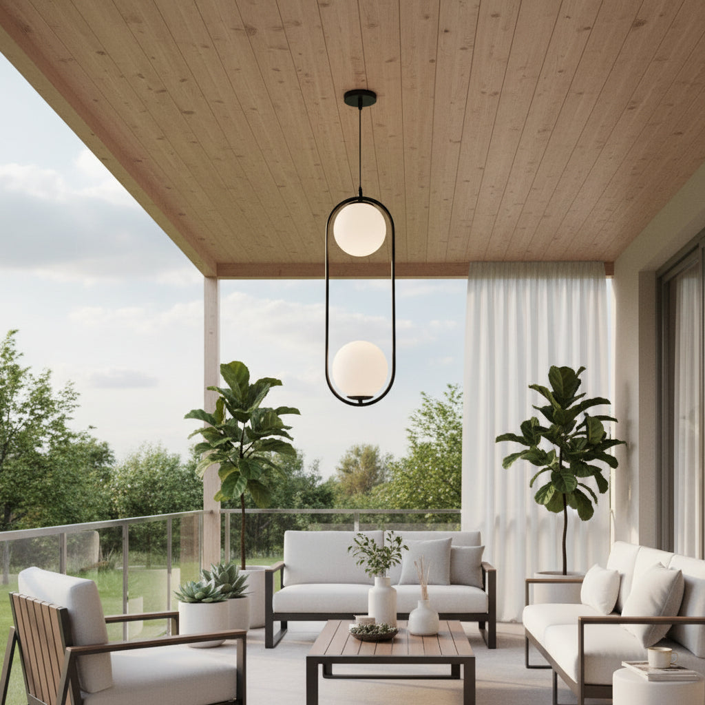 2 Globe pendant lamp - M53.