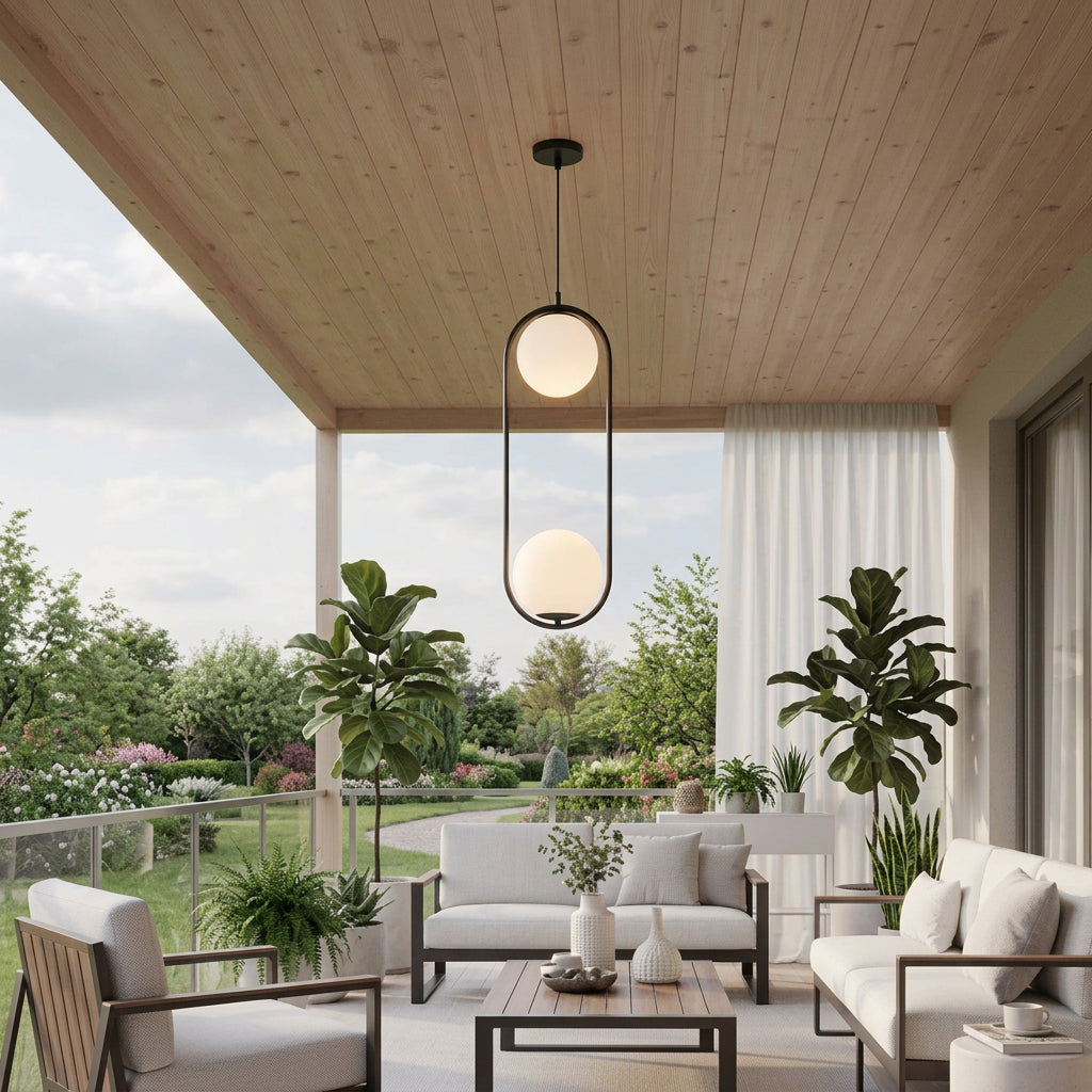 2 Globe pendant lamp-M53.