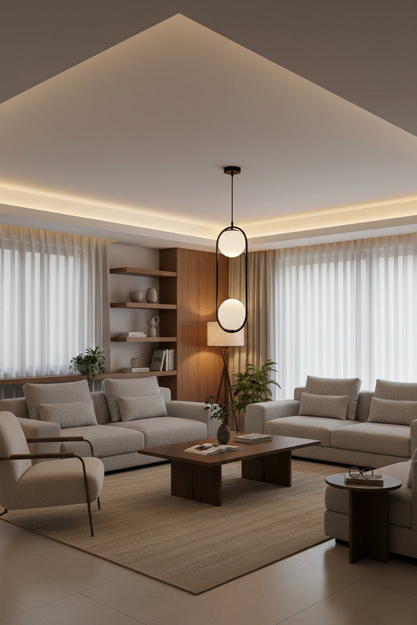 2 Globe pendant lamp - M53.