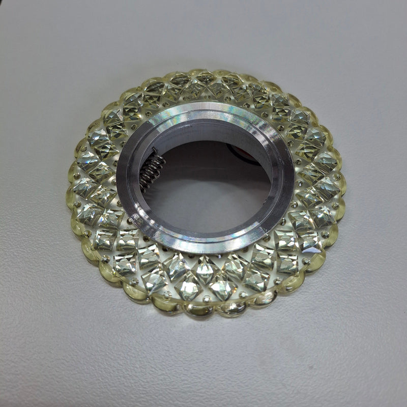 Pack of 02-Crystal LED Downlight fitting MD701