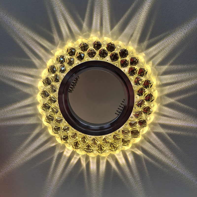 Pack of 02-Crystal LED Downlight fitting MD701