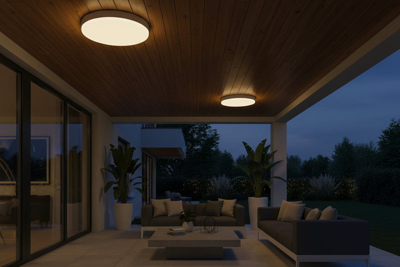 24w Indoor/Outdoor LED Ceiling Light.