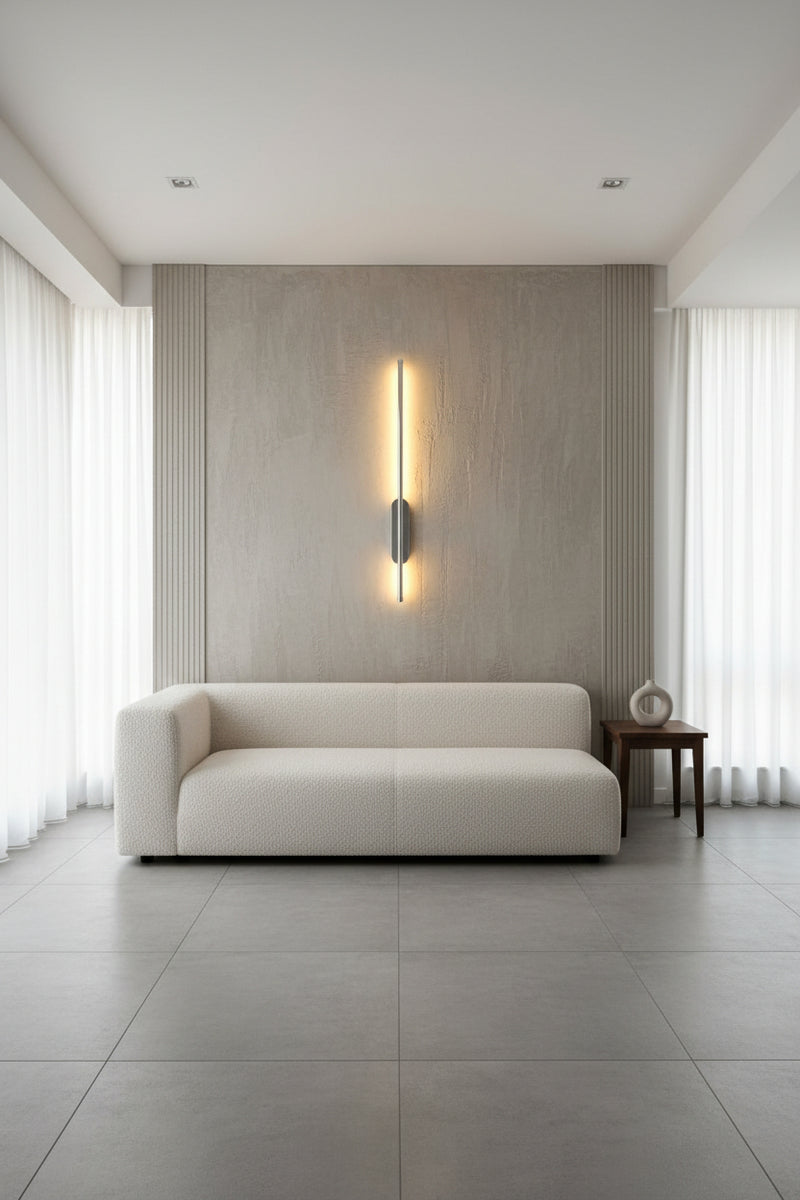 18W LED Wall Lamp - Silver-3000K.